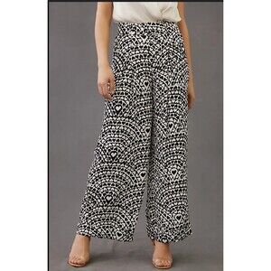 FARM Rio Monochrome Patterned Wide Leg Pants